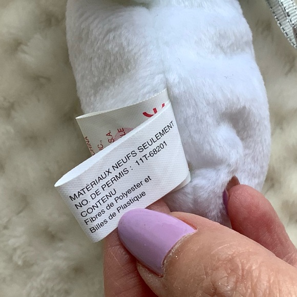 Ty Jingle Beanies Collection Snowgirl Plush Ornament Stuffed Animal Toy w Tags - Picture 13 of 16